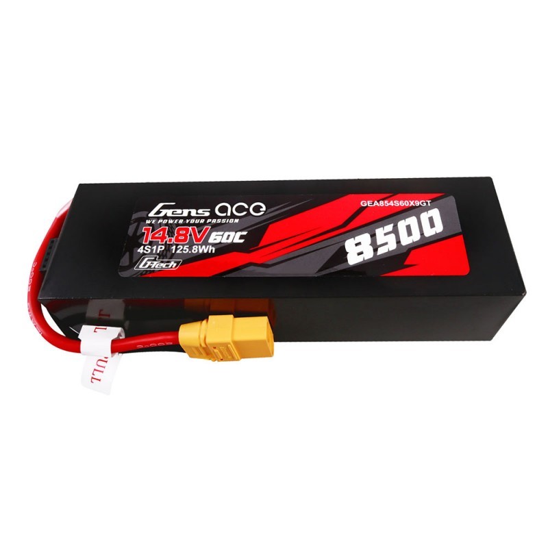 Gens Ace B-50C-8500-4S1P-XT90 8500mAh 14.8V (4S) 50C 4S1P Lipo Battery