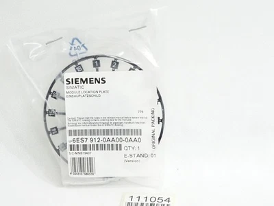 SIEMENS AG Siemens Einbauplatzschild 6ES7912-0AA00-0AA0 6ES7 912-0AA00-0AA0 / Neu OVP