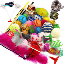 Cat Toys Kitten Toys Assortments 32 Packs Cat Toys Variety Pack for Kitty