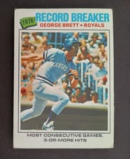 1977 Topps #231 George Brett VG/VG-EX No creases No Wrinkles HOF Royals