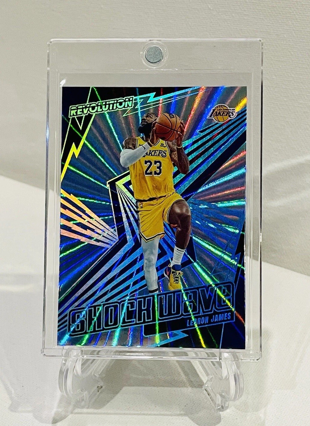 LeBron James 2023-24 Revolution Shock Wave /75 Sunburst #6