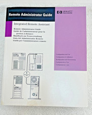 1998 Hewlett Packard Remote Administrator Guide Book Assistant in 5 Languages