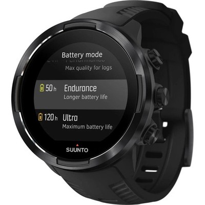 Suunto 9 Baro Smartwatch Schwarz (24 mm) Silikon