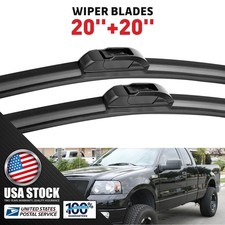 20" & 20" FRONT Windshield Wiper Blades Premium OEM Set For 1999-2007 Ford F-150