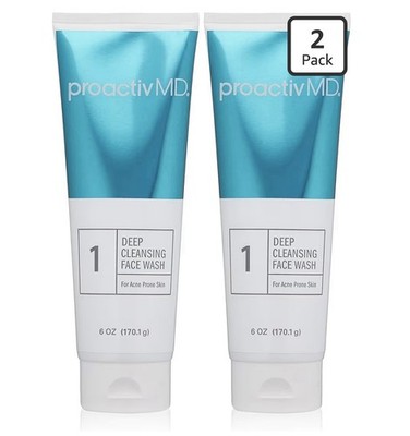 Proactiv MD Exfoliating Face Wash, Gentle and Hydrating Facial Cleanser 6 oz 2pk