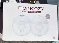 Momcozy M5 Double Electric Breast Pump Hands-Free Double Pumping Kit White