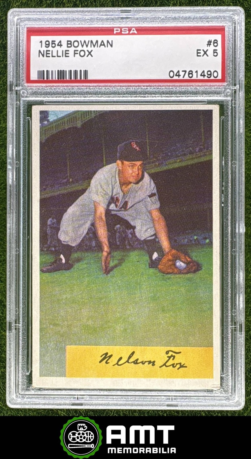 Nelson Fox PSA 5 1954 Bowman Chicago White Sox #6 1490