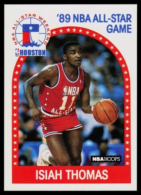 -CS- 1989-90 NBA Hoops All-Star - #177  Isiah Thomas (C) *Free Shipping* 