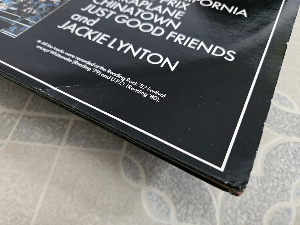 Reading Rock '82 - Tested Vintage Vinyl LP - Imagem 2 de 4