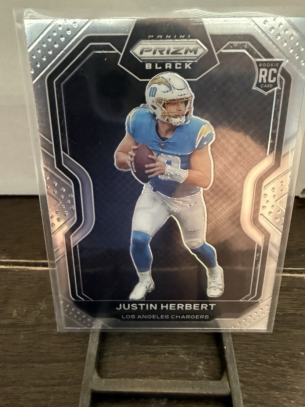 2020 Panini Chronicles - Prizm Black Justin Herbert #PB-3 (RC)