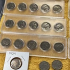 5c Buffalo Nickels Mixed Dates Lot Of (38).FREE SHIPPING.