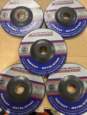 5 In. X 1/4 In. X 7/8 In. Metal/Steel Grinding Cut-Off Wheel for Angle Grinders