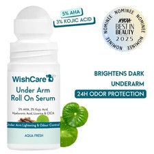 Wishcare Aqua Fresh Under Arm Roll On Serum 5 AHA  3 Kojic Acid 50ml 