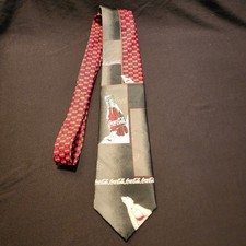 Vintage Coca Cola Tie Polar Bear Coke Bottle Caps Logo Necktie Korea 4"