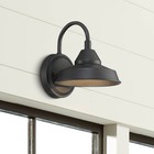 Westley Rustic Wall Light Sconce Black Hardwired 7 1/4" Fixture LED for Bedroom