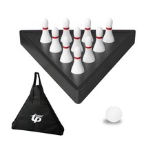 Portable Shuffleboard Bowling Pin Set for Indoor and Outdoor Fun