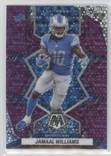 2022 Panini Mosaic No Huddle Purple Mosaic Prizm 18/50 Jamaal Williams #66 0c6