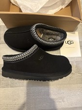 UGG Australia Women's Tasman Size 5 Black Suede Slippers