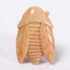 Vintage Sterling Silver Bakelite Insect Cocktail Ring Costume Sz 6.5 MCM