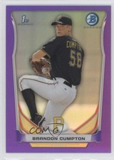 2014 Bowman Prospects Chrome Retail Purple Refractor 147/199 Brandon Cumpton 1s7