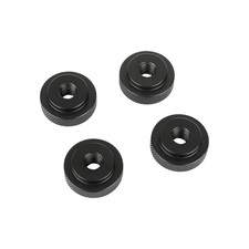 5/16"-18 Female Thumb Wheel Lock Nut Adapter 4 Pieces,Black -24009