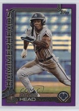 2025 Topps Pro Debut Purple Foil 182/299 Dillon Head #PD-140 8d2