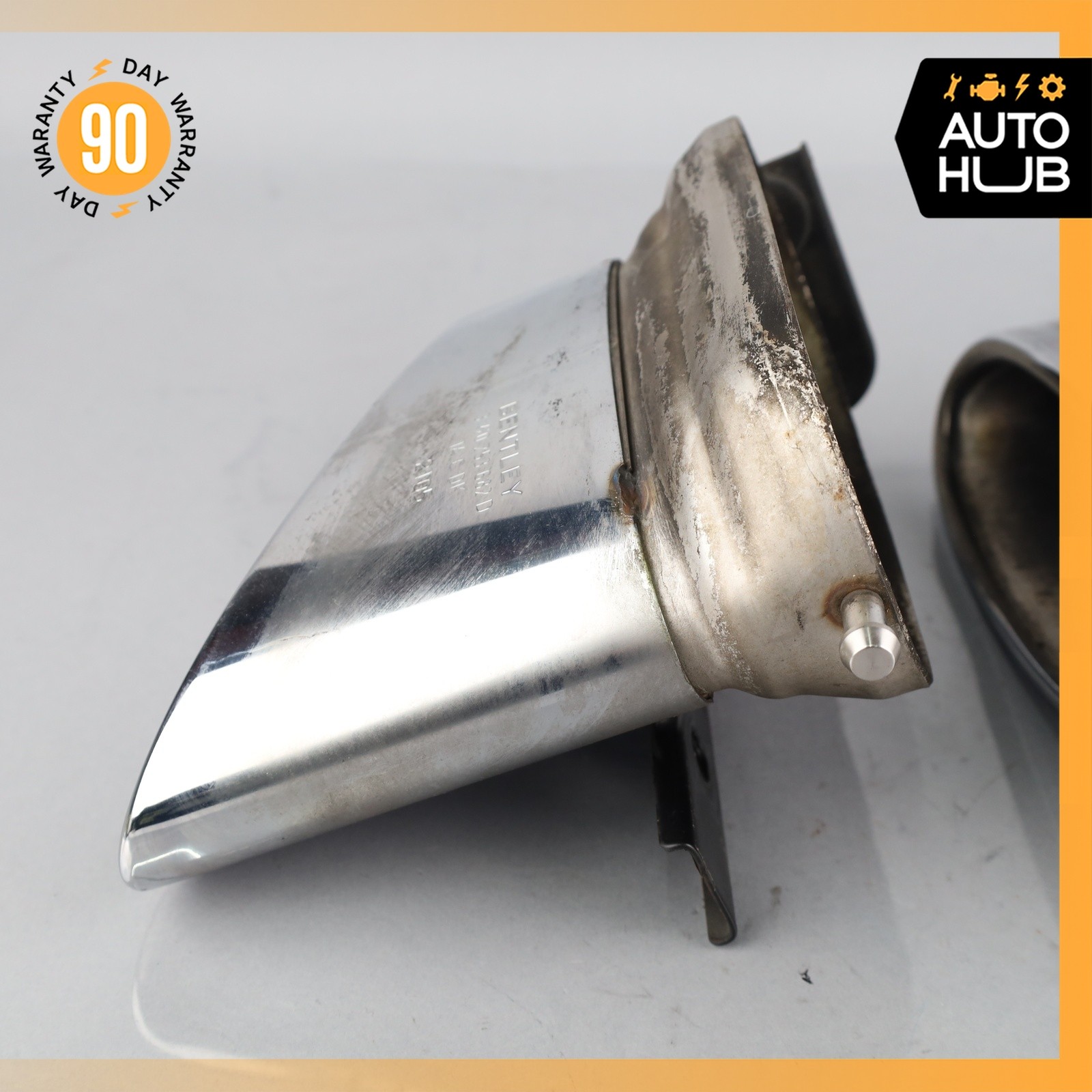 Bentley Continental Flying Spur Exhaust Muffler Tips Left & Right Set OEM