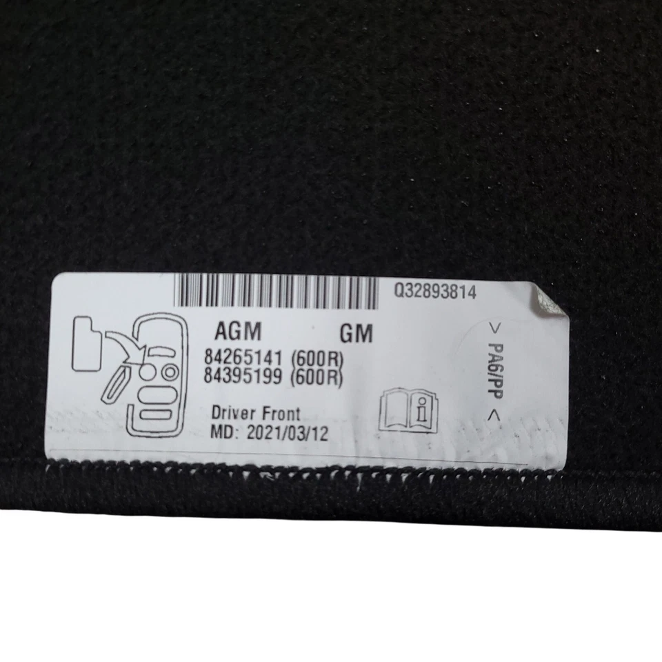 Juego de 3 alfombrillas alfombrillas Chevrolet Equinox 2018-2022 OEM 84265141 600R Foto 4 de 4