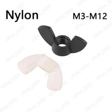 Nylon Plastic Wing Thumb Nuts Wing Nuts M3 M4 M5 M6 M8 M10 M12