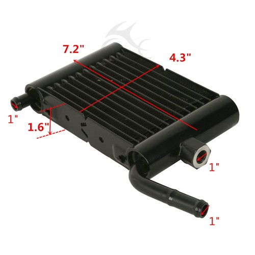 Lower Vented Fairing Radiator Cooler For Harley Touring Street Road Glide 14-23 - Picture 3 of 11