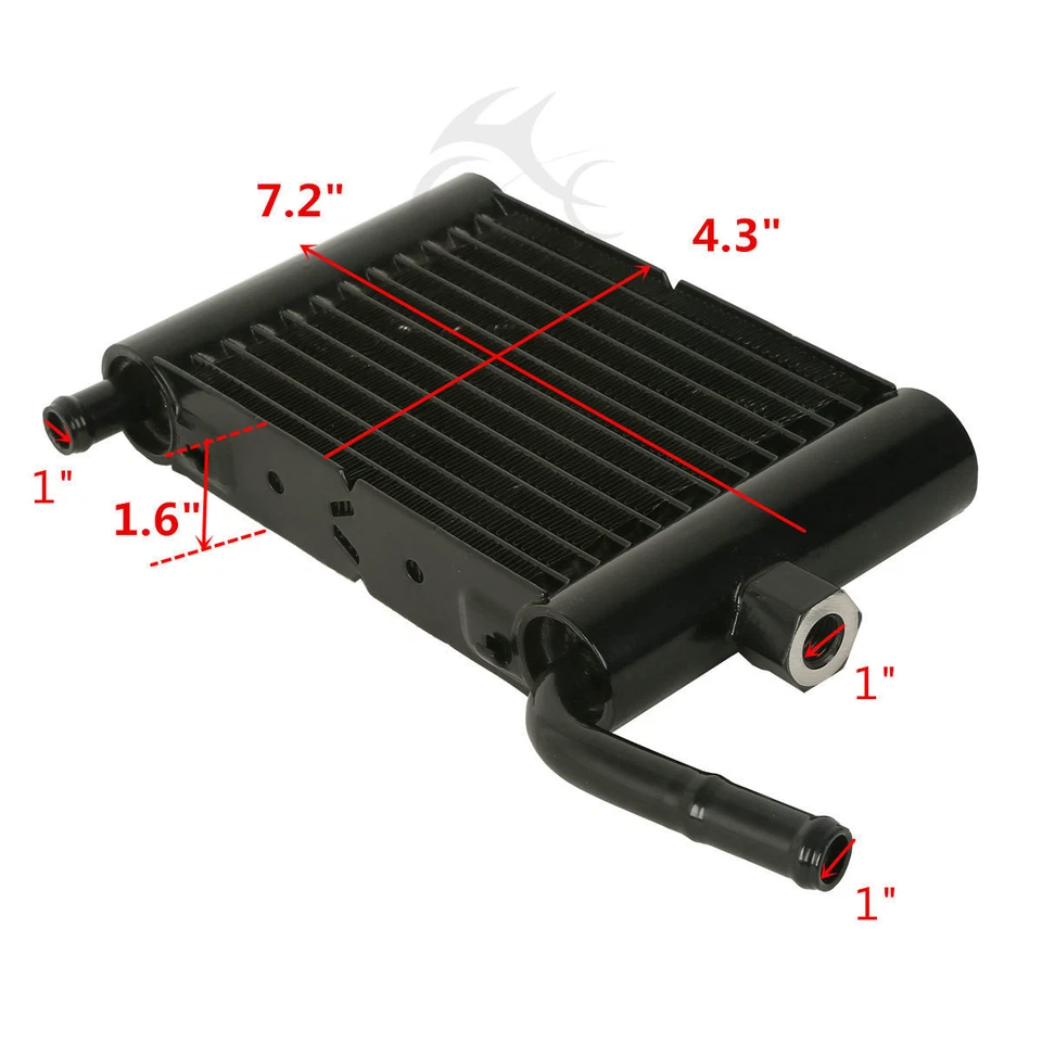 Lower Vented Fairing Radiator Cooler For Harley Touring Street Road Glide 14-23 - Изображение 3 из 4