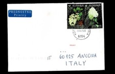 11258- Slovénie, Slovénie, Slovénie enveloppe vers l'Italie avec beaux timbres récents