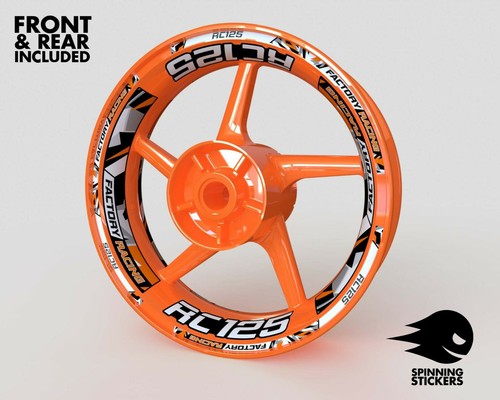 Wheel Stickers for DUKE 125 and RC125 Rim Tape Decals Graphics - 第 17/19 張圖片