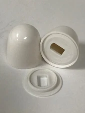 Extra Tall 1 & 1/2 inch Tall Round Caps for Toilet Floor Bolts by Nuflush