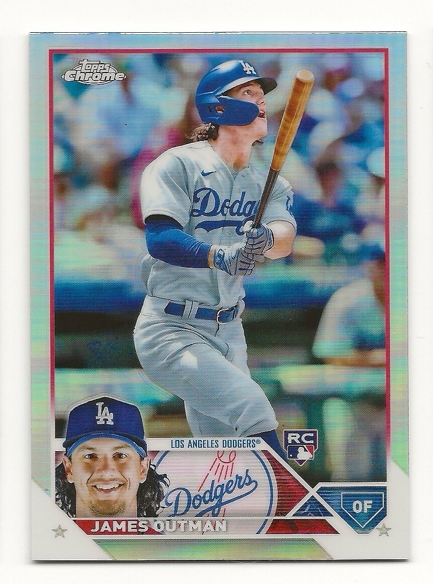 2023 Topps Chrome - Refractor #81 James Outman (RC)