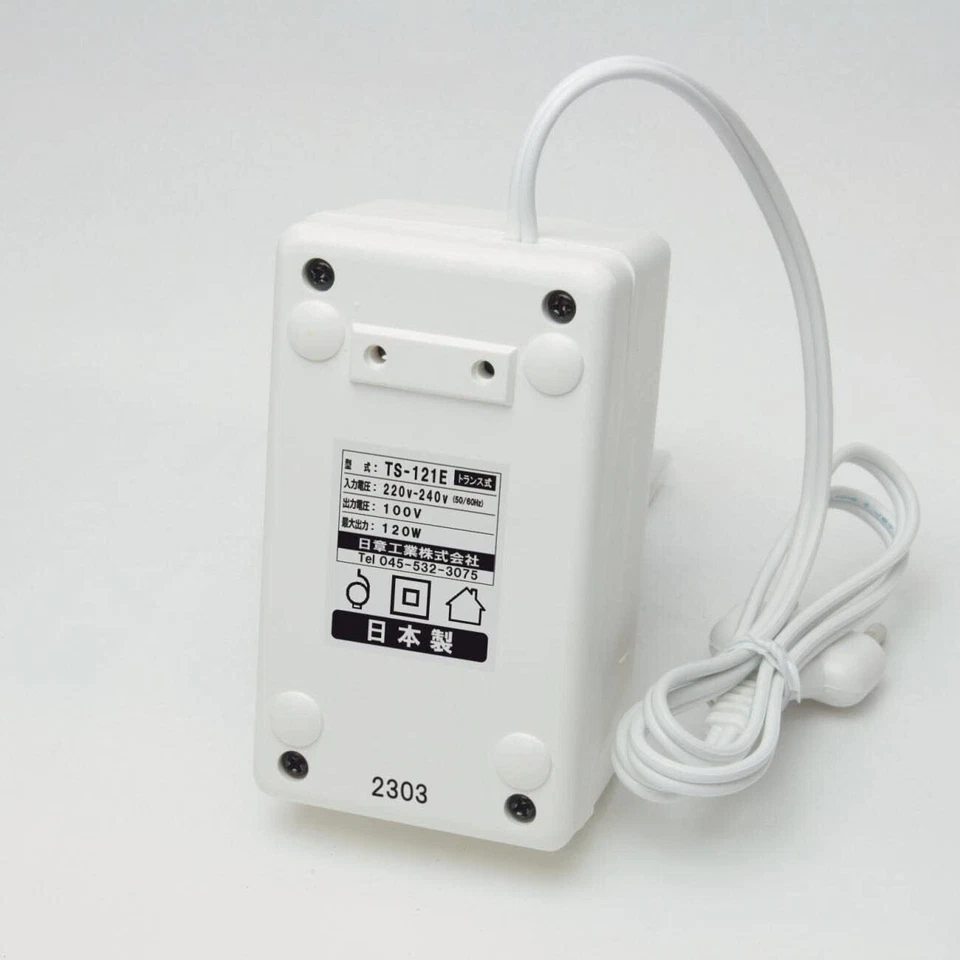 Nissyo Industry TS-121E Voltage Step Down Transformer 220/240V to 100V- AC70W - Image 4 of 4