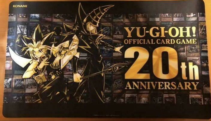 Yu-Gi-Oh 20th Anniversary Playmat Dark Yugi Black Magician Rubber