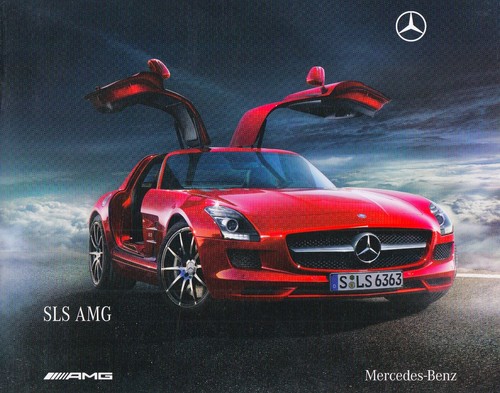 MERCEDES SLS AMG Gullwing 20x25cm Prospekt Brochure 2009 B15 - Picture 2 of 2