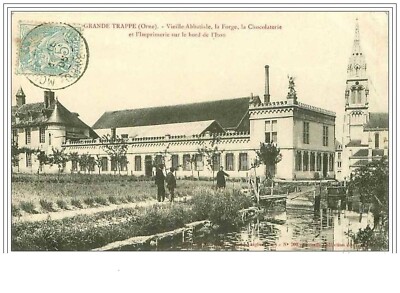 61. DIE GROSSE TRAPPE. ALTE ABTEI, DIE SCHMIEDE, DIE SCHOKOLADENFABRIK UND DER DRUCK