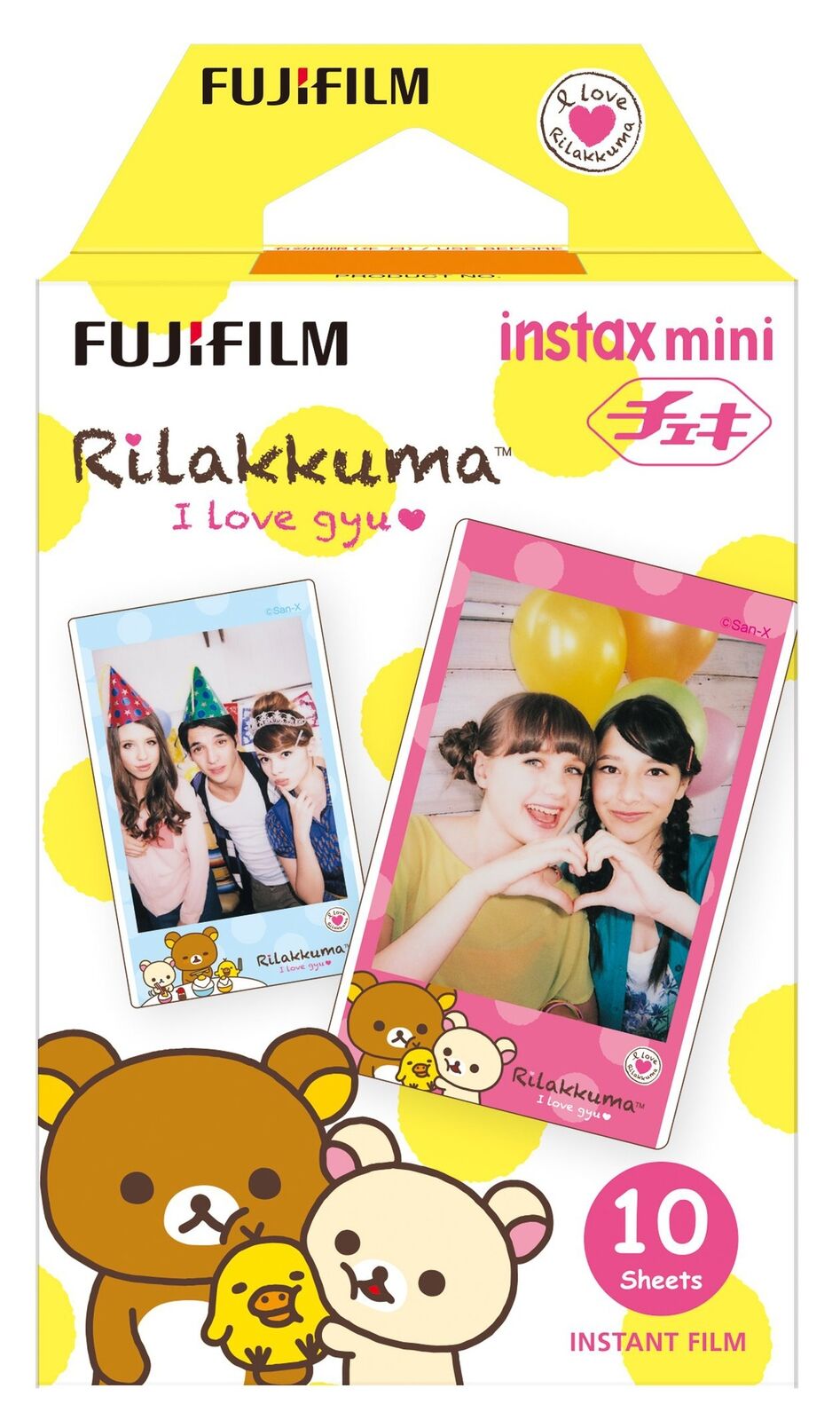 Fujifilm Instax Mini Film Rilakkuma Ww1 10 Sheets KAWAII for sale