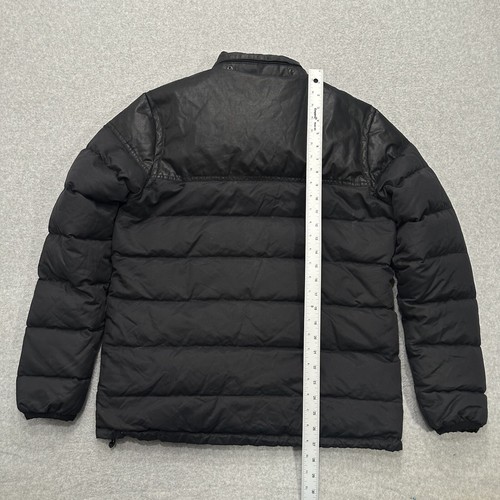 True Religion Puffer Jacket Men's Small Black Nylon Heavy Feather Pockets - Picture 10 of 13