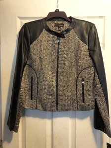 dana buchman leather jacket
