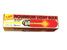 NIP-Hagen Trrarium Habitat Aquarium RED 25W/120V LIGHT BLUB-FREE SHIP-TESTED