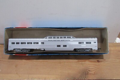 HO Scale Con-Cor Burlington Northern Dome Passenger Car Lot#3781
