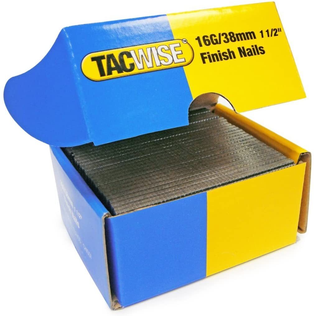 5000 Tacwise 38mm 16 Gauge Straight Finish Nails Brads 38mm galvanised
