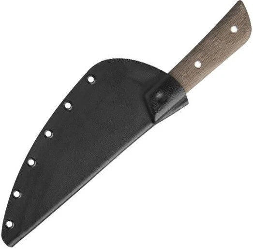 Cuchillo fijo TOPS Frog Market Special XL 7,5" 1095 HC hoja de acero mango Micarta Foto 2 de 4