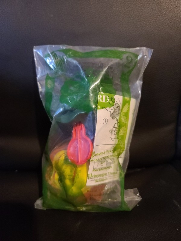 2007 McDonald's Happy Meal TOY SHREK THE THIRD PRINCESS FIONA MATCH UP #2 SEALED