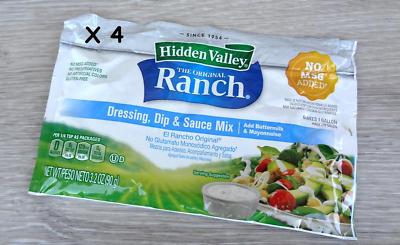 Hidden Valley Ranch Original Dressing, Dip & Sauce Dry Mix 3.2 OZ Makes 1 Gallon | eBay Hidden Valley Ranch Original Dressing, Dip & Sauce Dry Mix 3.2 OZ Makes 1 Gallon | eBay