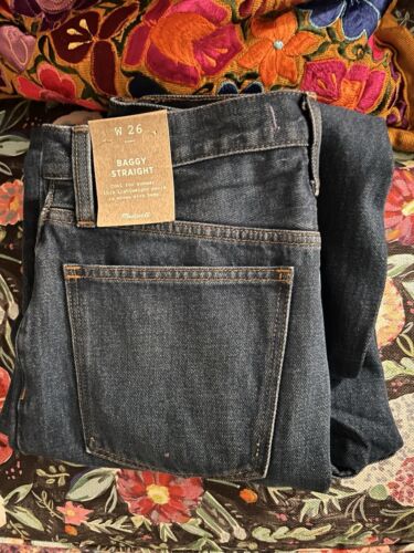 Madewell Baggy Straight Jeans Damen Gr. 26 in Dark Worn Indigo Wash Neu mit Etikett - Bild 8 von 10