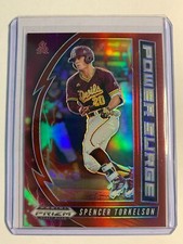 2020 Panini Prizm Draft Picks Power Surge Red Prizm #PDP165 Spencer Torkelson
